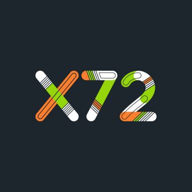 Harf ve rakam logo X72