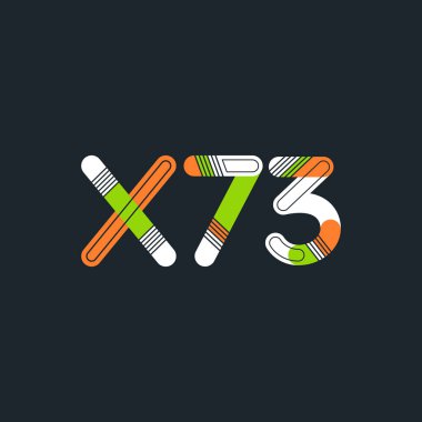 Harf ve rakam logo X73
