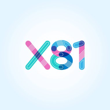 Harf ve rakam logo X81