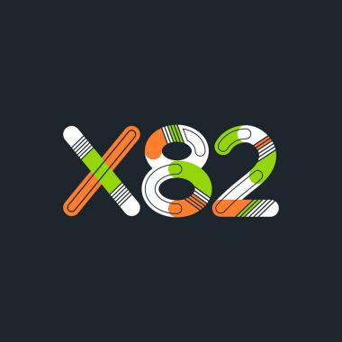 Harf ve rakam logo X82