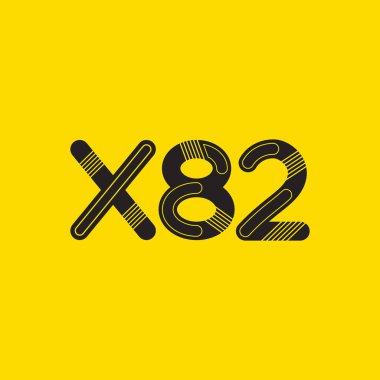 Harf ve rakam logo X82