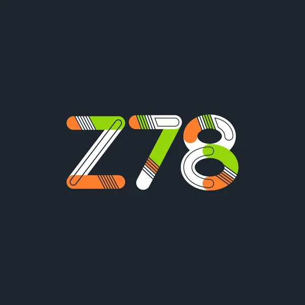 Логотип літери та цифрової компанії — стоковий вектор