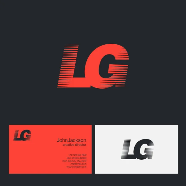 Speed Letter lg — Stockvektor