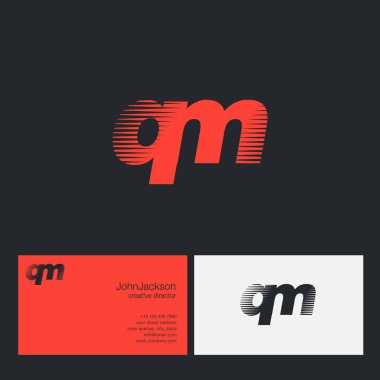 QM harfler şirket logosu 