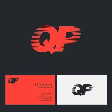 QP harfler şirket logosu 