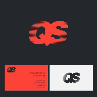 QS harfler şirket logosu 