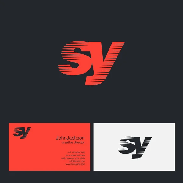 Speed Letter sy — Stockvektor