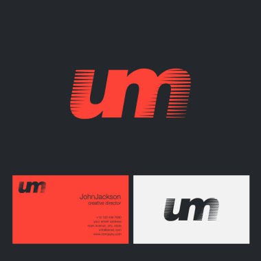 joint letters logo Um