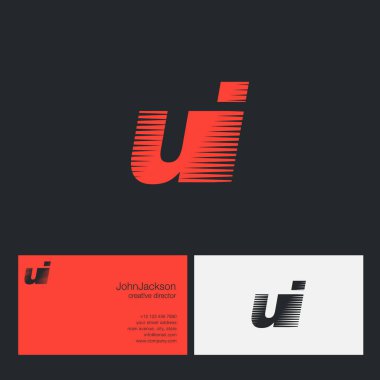 UI harfler şirket logosu 