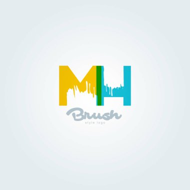ortak harf logo Mh