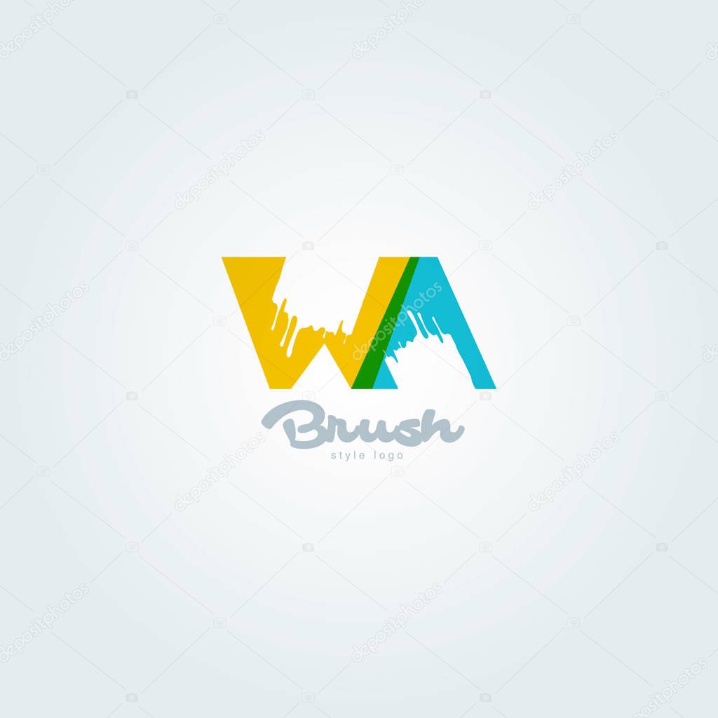 joint letters logo Wa