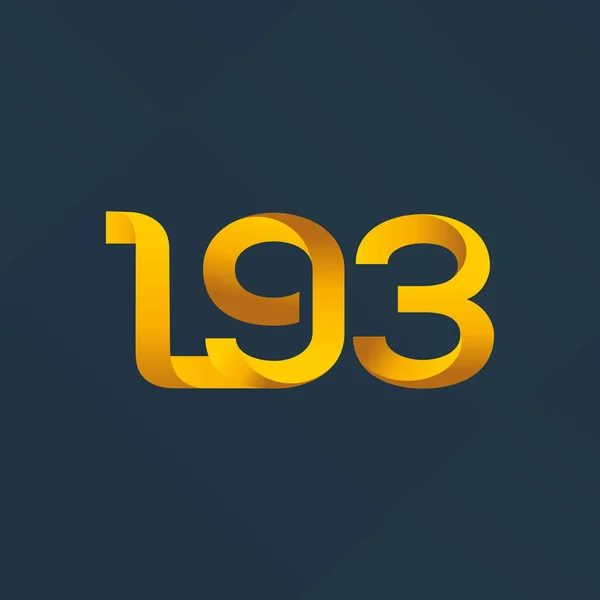 Gemeinsamer Brief logo l93 — Stockvektor
