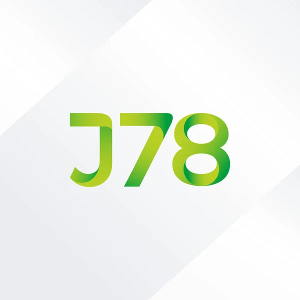 Wspólny list logo J78 — Wektor stockowy