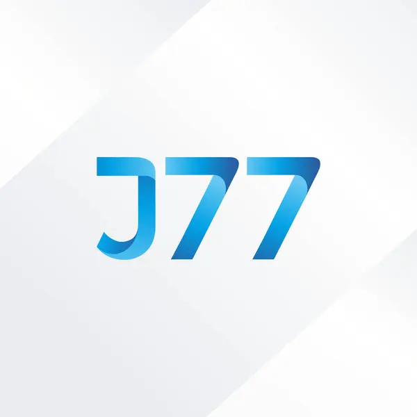 Wspólny list logo J77 — Wektor stockowy