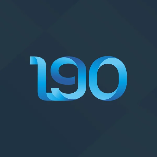 Gezamenlijke brief logo L90 — Stockvector