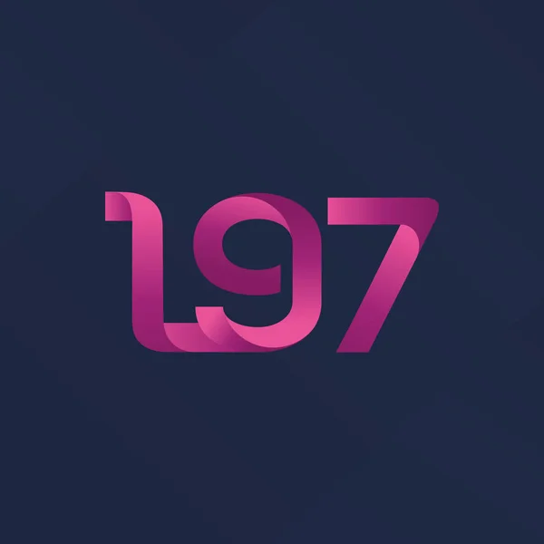 Společný dopis logo L97 — Stockový vektor