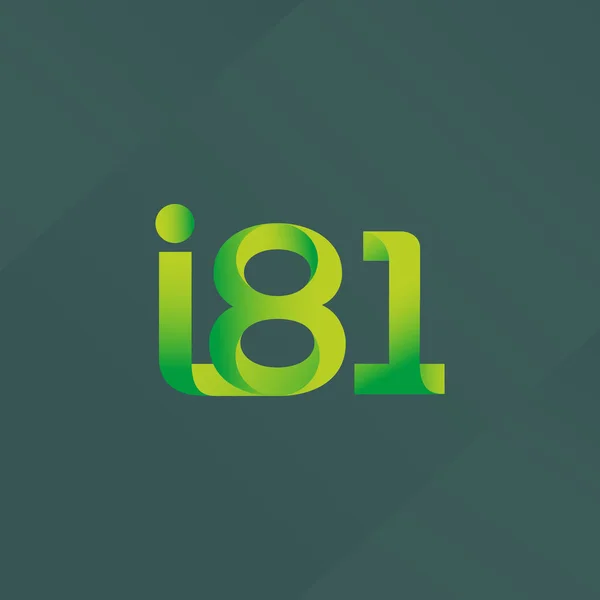 Lettre commune logo I81 — Image vectorielle