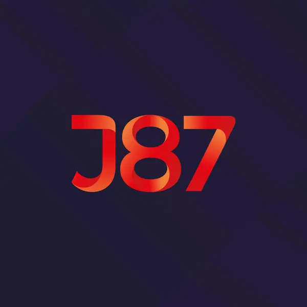 Wspólny list logo J87 — Wektor stockowy