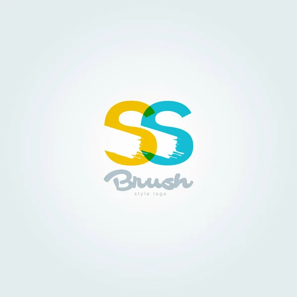 Gezamenlijke brieven logo Ss — Stockvector