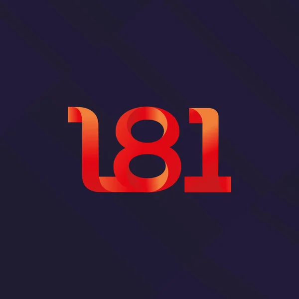 Společný dopis logo L81 — Stockový vektor