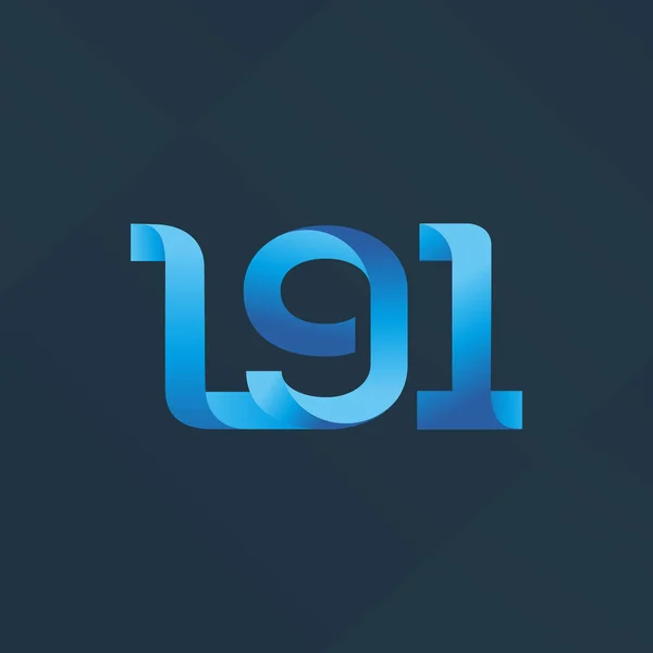 Logo lettre commune L91 — Image vectorielle