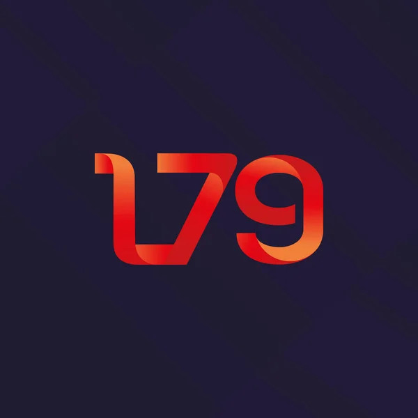 Logotipo de la letra conjunta L79 — Vector de stock