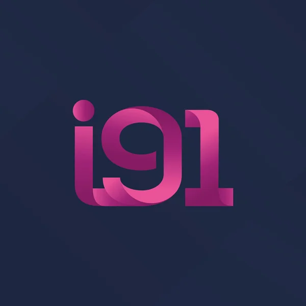 Gemensam skrivelse logotyp I91 — Stock vektor