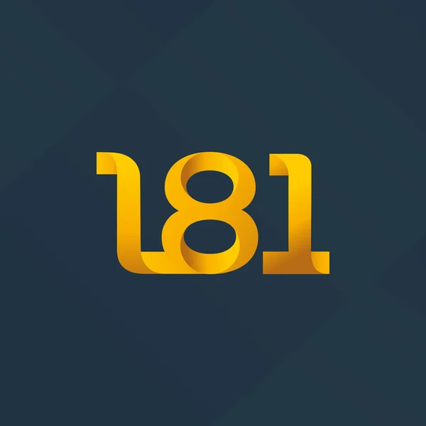 Közös levelet logó L81 — Stock Vector