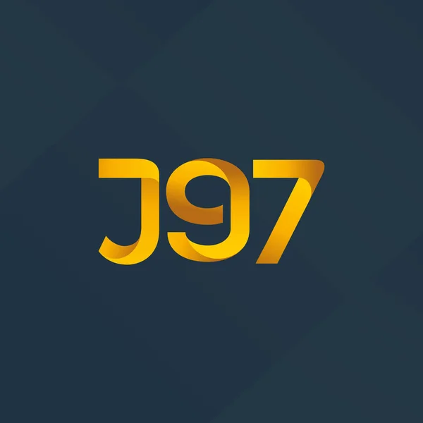 Логотип спільної літери J97 — стоковий вектор