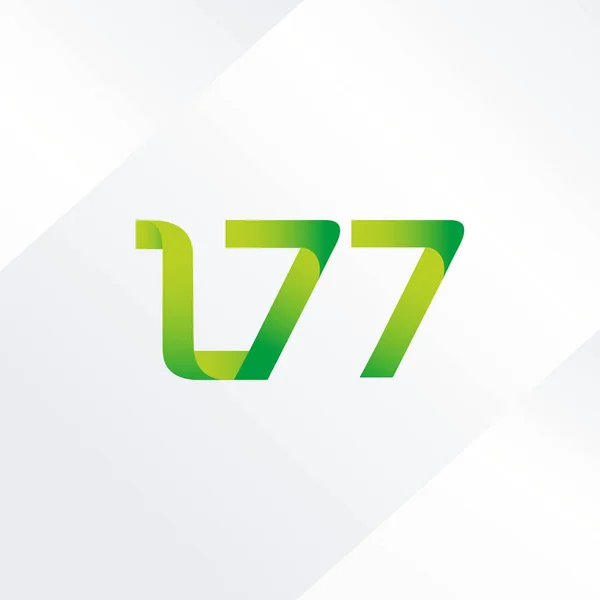 Logo lettre commune L77 — Image vectorielle