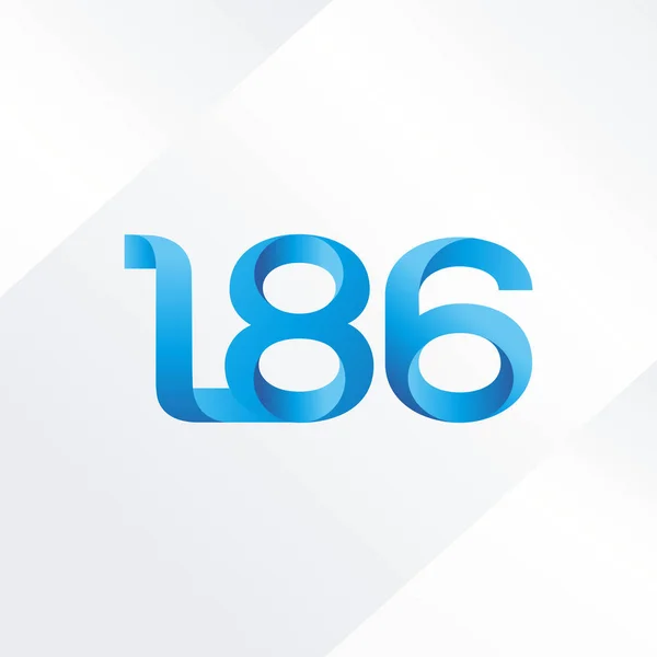 Gemensam skrivelse logotyp L86 — Stock vektor