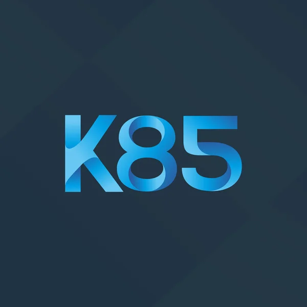 Joint letter logo k85 — Stock Vector