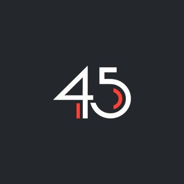 45 numaralı logo yuvarlak 
