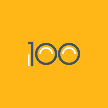 100 numaralı logo yuvarlak 