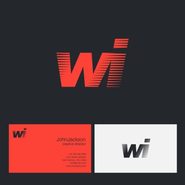 hız logo harfleri Wi ile