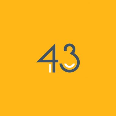 43 numaralı logo yuvarlak 