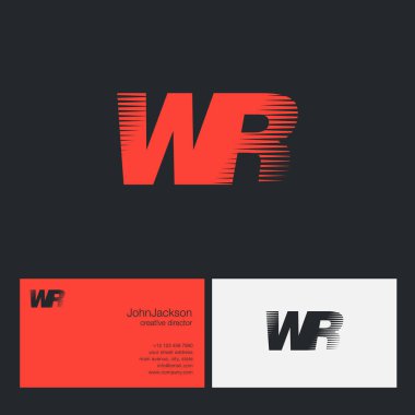 hız logo harfleri Wr ile