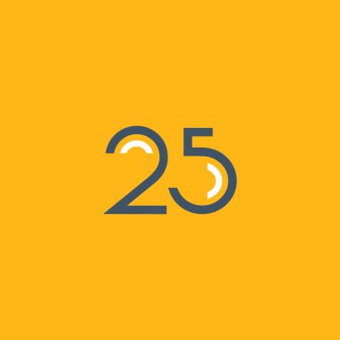 25 numaralı logo yuvarlak 