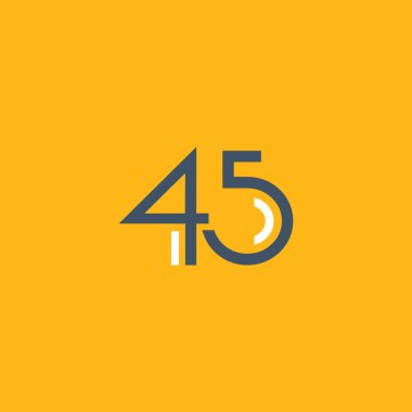 45 numaralı logo yuvarlak 