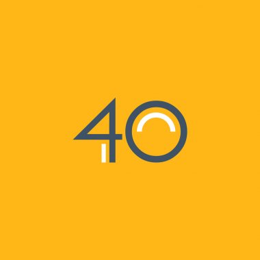 40 numara logo yuvarlak 