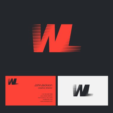 hız logo harflerle Wl