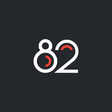 yuvarlak sayısı 82 logosu 