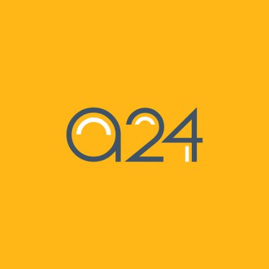 logo A24 logosu yuvarlak 