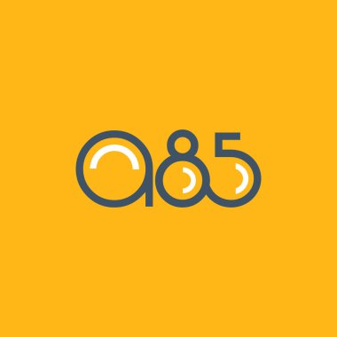 logo A85 logosu yuvarlak 