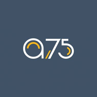 logo A75 logosu yuvarlak 