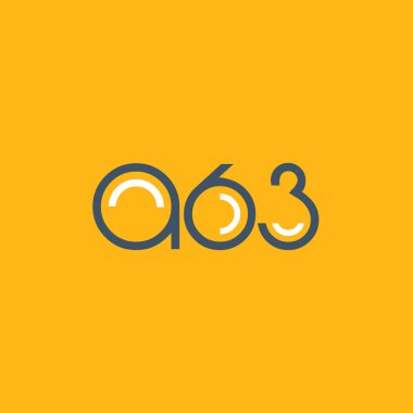 logo A63 logosu yuvarlak 