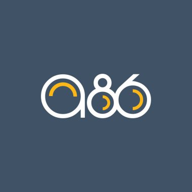 logo A86 logosu yuvarlak 