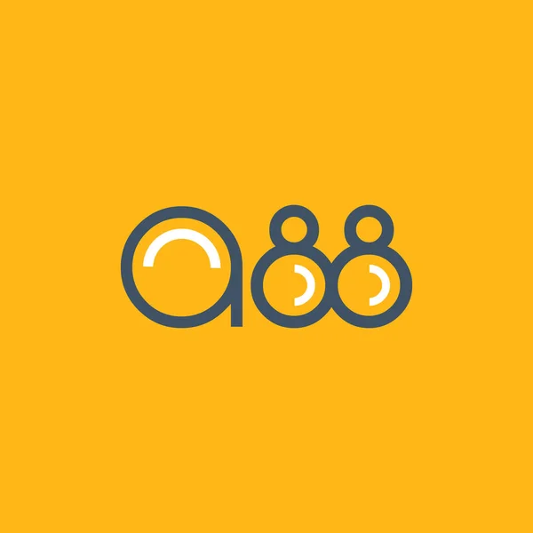 Logo rond logo A88 — Image vectorielle