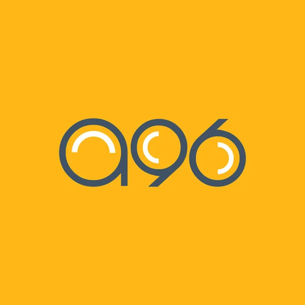 Круглого логотипу A96 — стоковий вектор