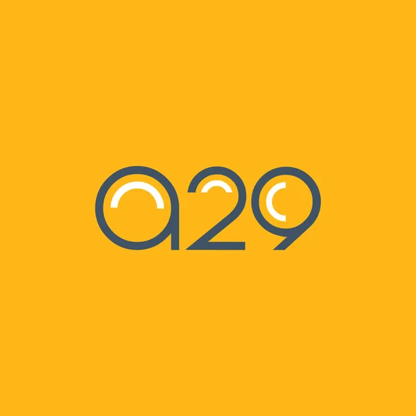 Logo rond logo A29 — Image vectorielle